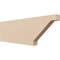 Ekena Millwork 2in. W x 8in. H x 24in. L Burlington Woodgrain TimberThane Rafter Tail, Primed Tan RFTUR02X08X24BURRCPR - alternate 1